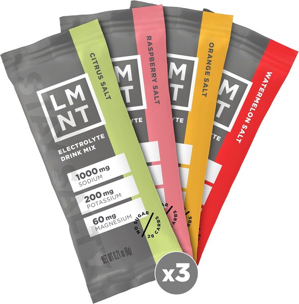 LMNT Zero-Sugar Electrolyte Drink Mix