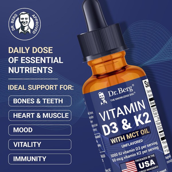 Dr. Berg Vitamin D3 K2 Liquid Drops